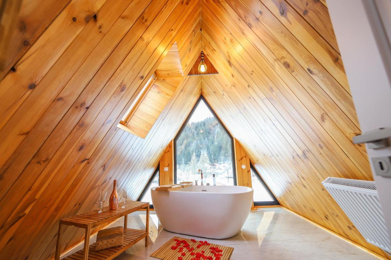 Cabana Cozy Cabin A Frame Topliţa Buitenkant foto