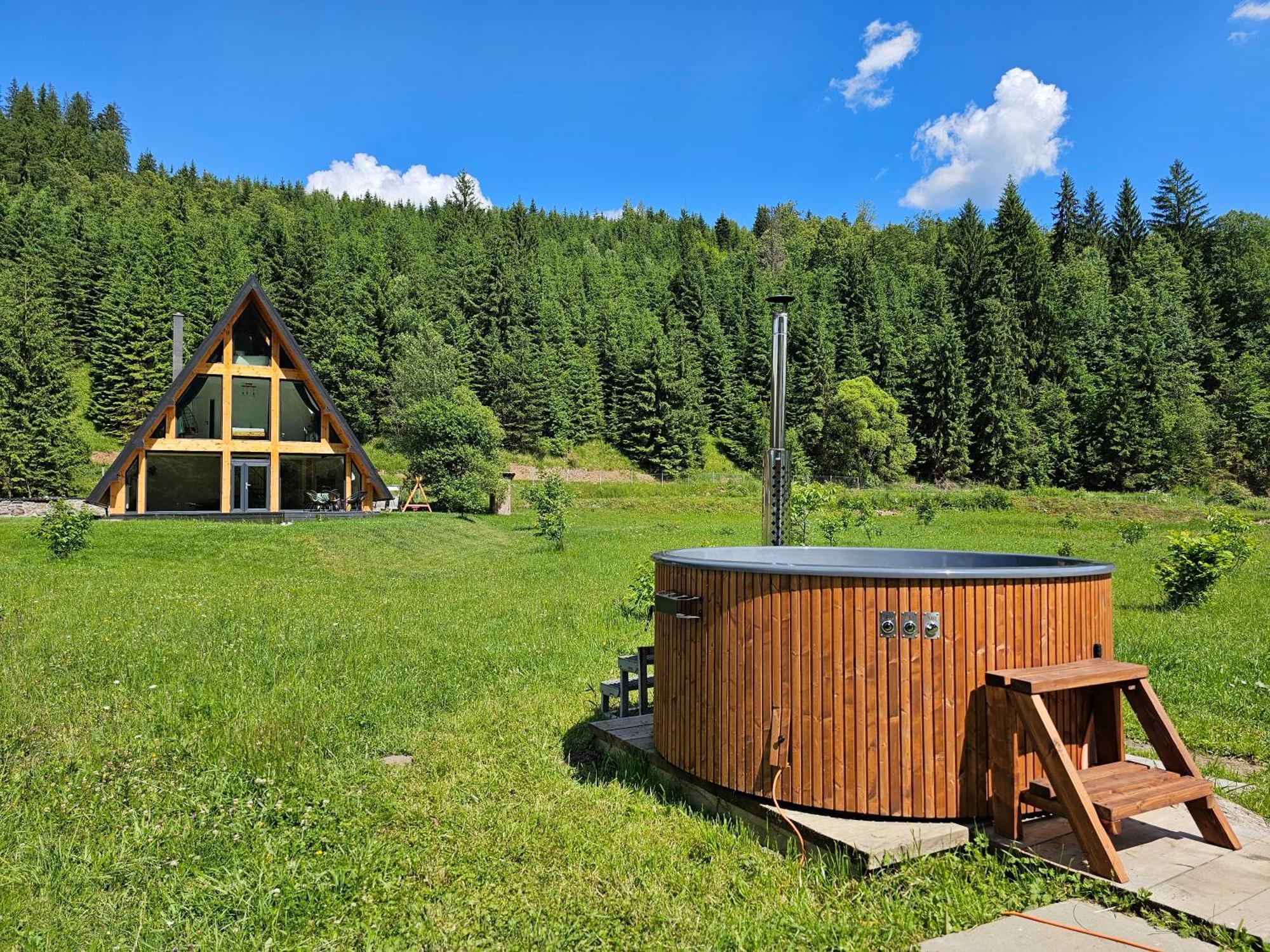 Cabana Cozy Cabin A Frame Topliţa Buitenkant foto