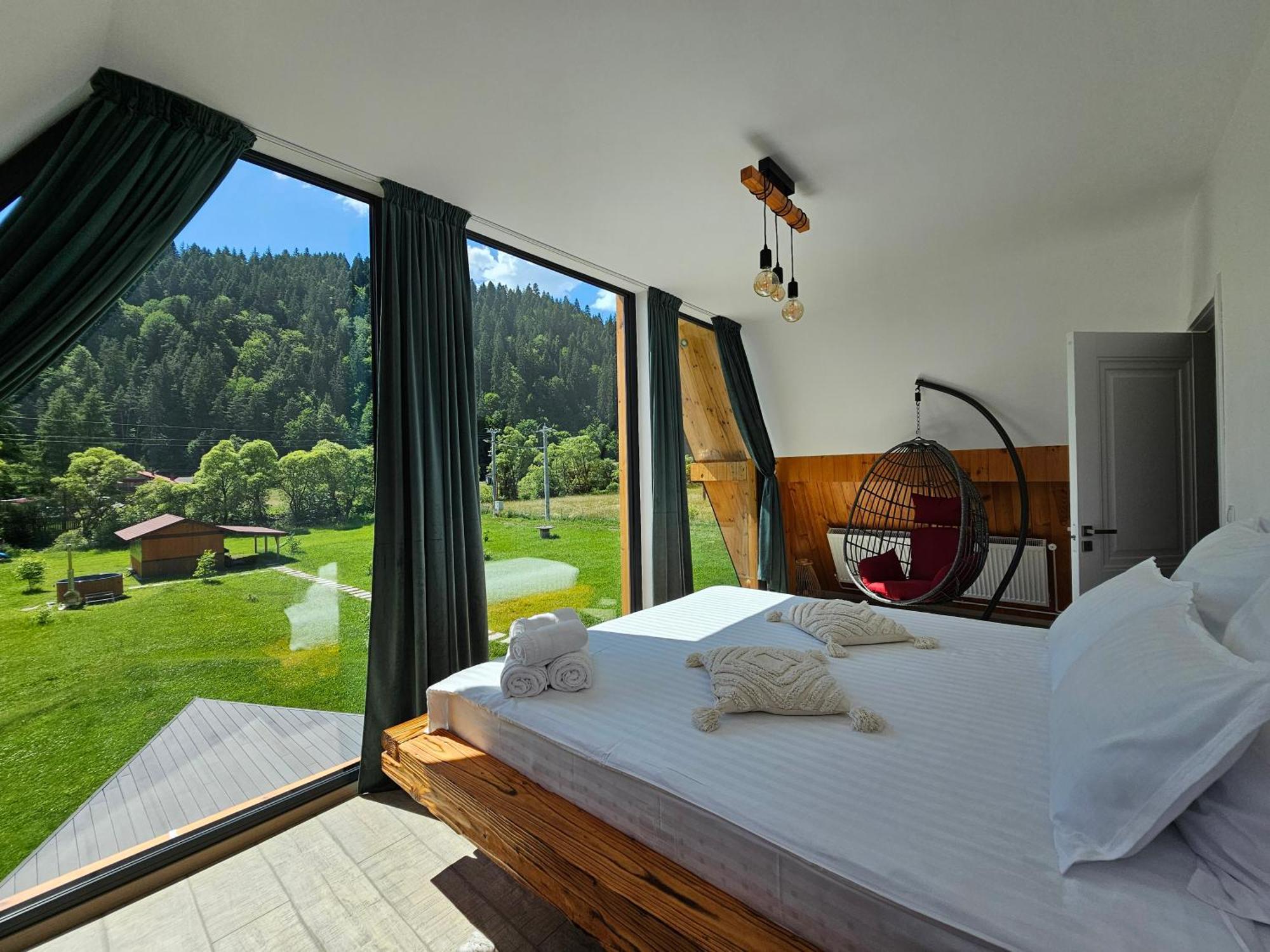 Cabana Cozy Cabin A Frame Topliţa Buitenkant foto