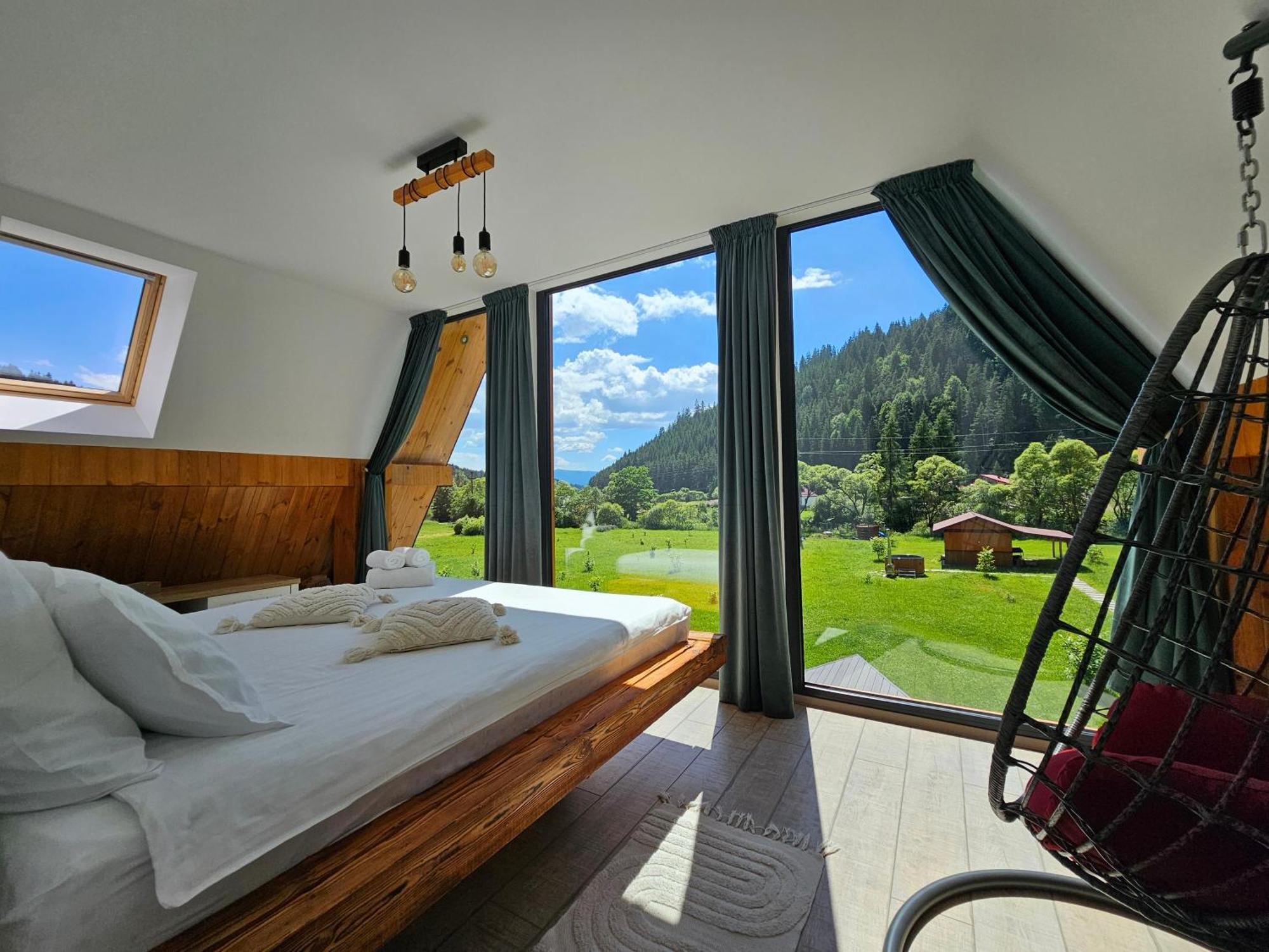 Cabana Cozy Cabin A Frame Topliţa Buitenkant foto