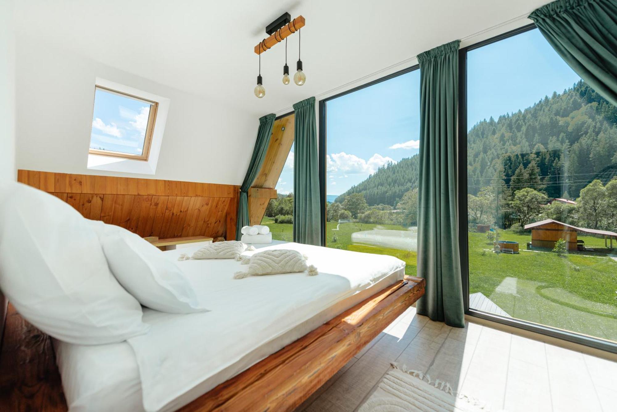 Cabana Cozy Cabin A Frame Topliţa Buitenkant foto