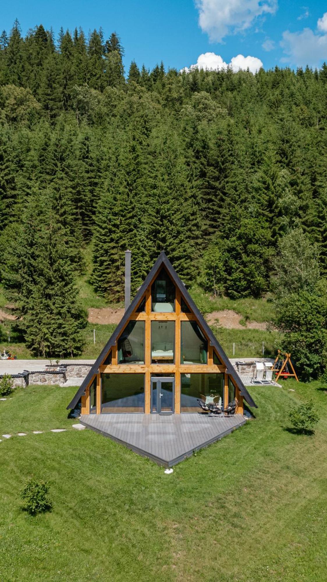 Cabana Cozy Cabin A Frame Topliţa Buitenkant foto