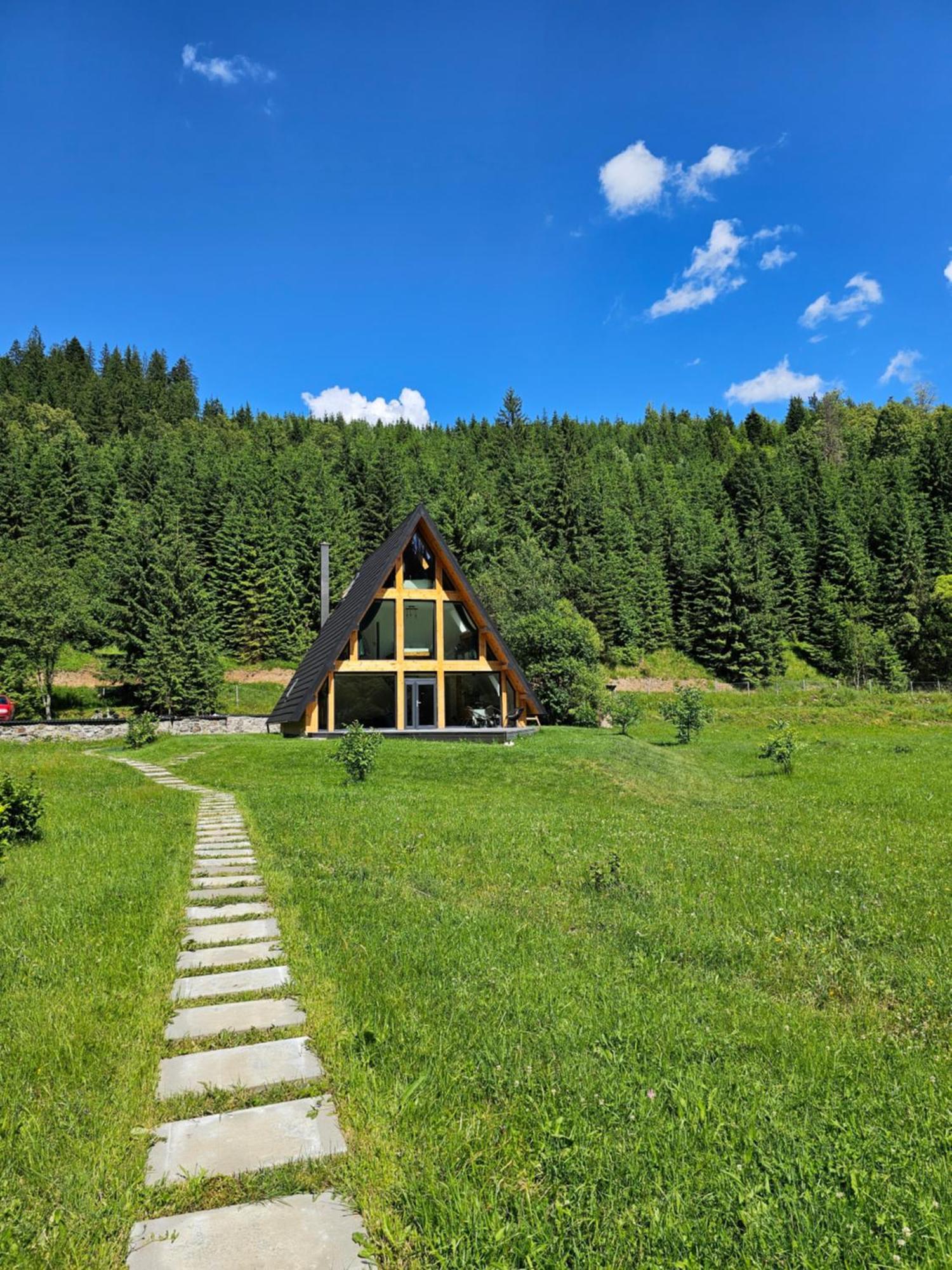 Cabana Cozy Cabin A Frame Topliţa Buitenkant foto