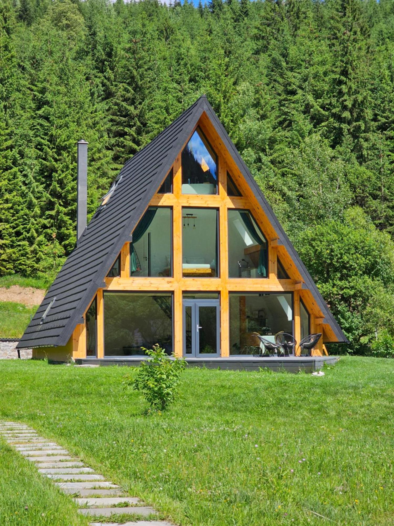 Cabana Cozy Cabin A Frame Topliţa Buitenkant foto