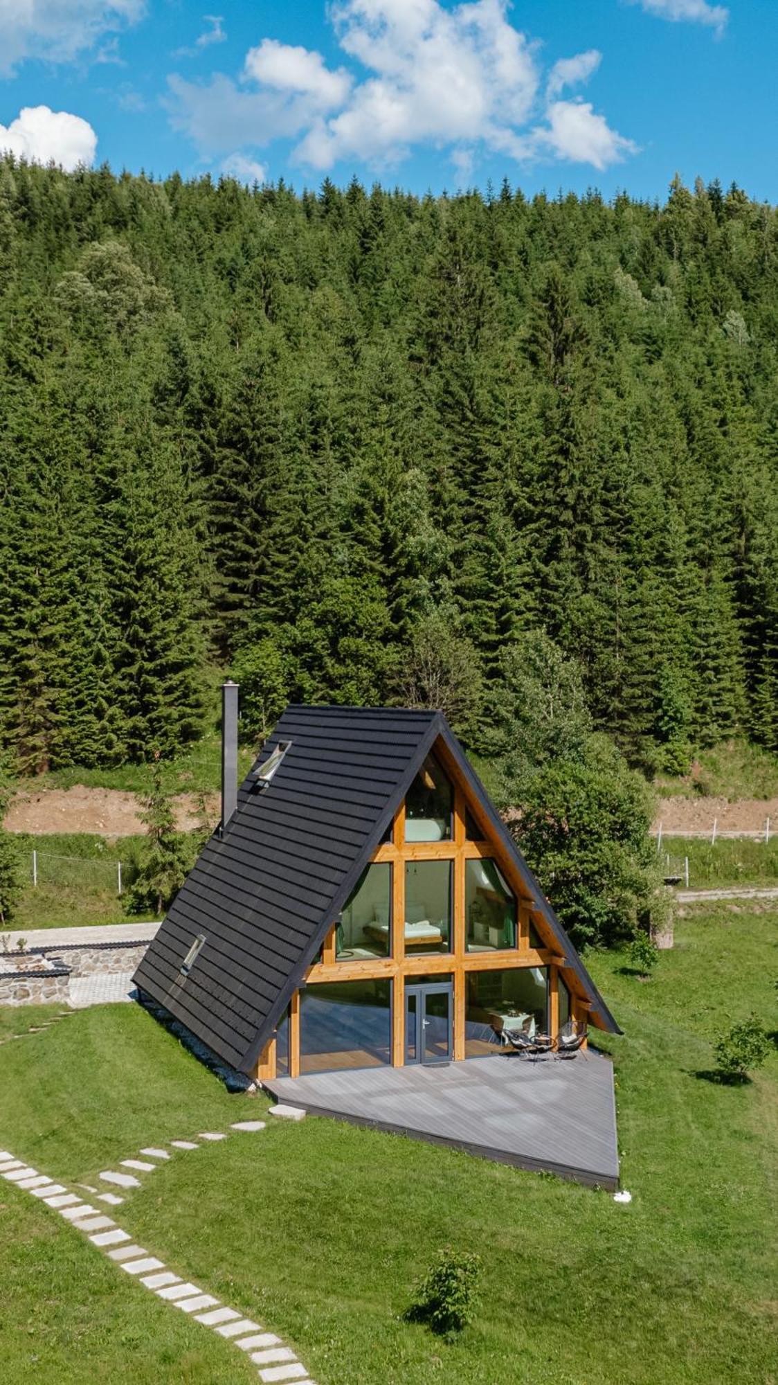 Cabana Cozy Cabin A Frame Topliţa Buitenkant foto