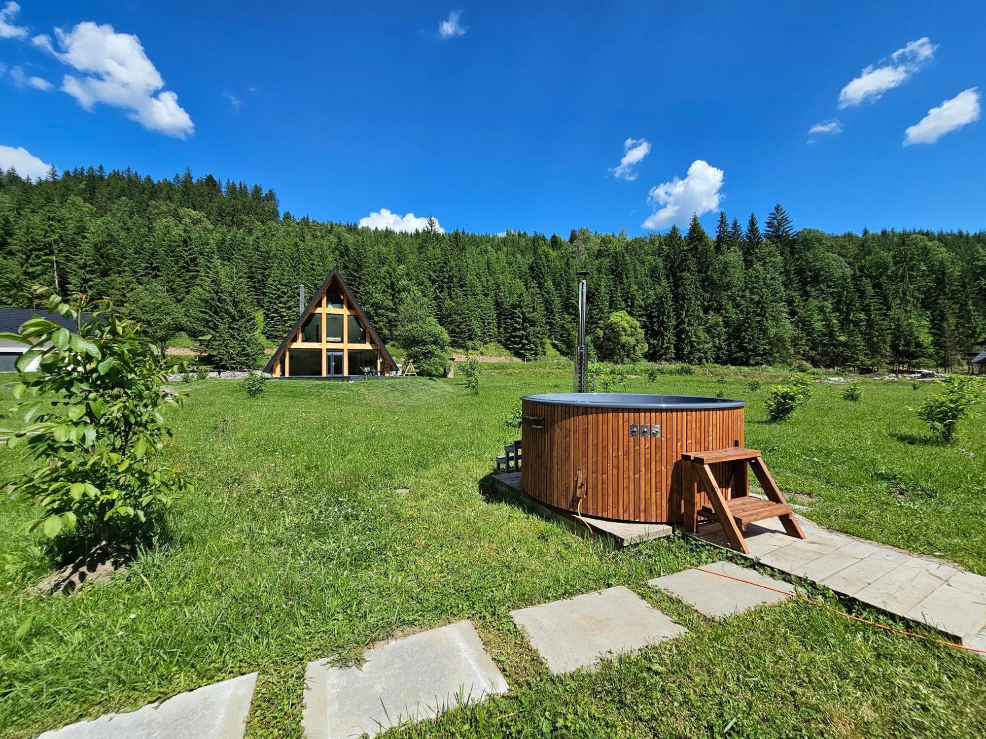 Cabana Cozy Cabin A Frame Topliţa Buitenkant foto